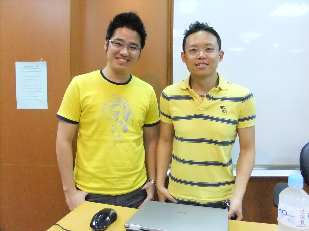 活動講者：Federer（左）與Josh Chen（右）(另開新視窗/jpg檔)圖片