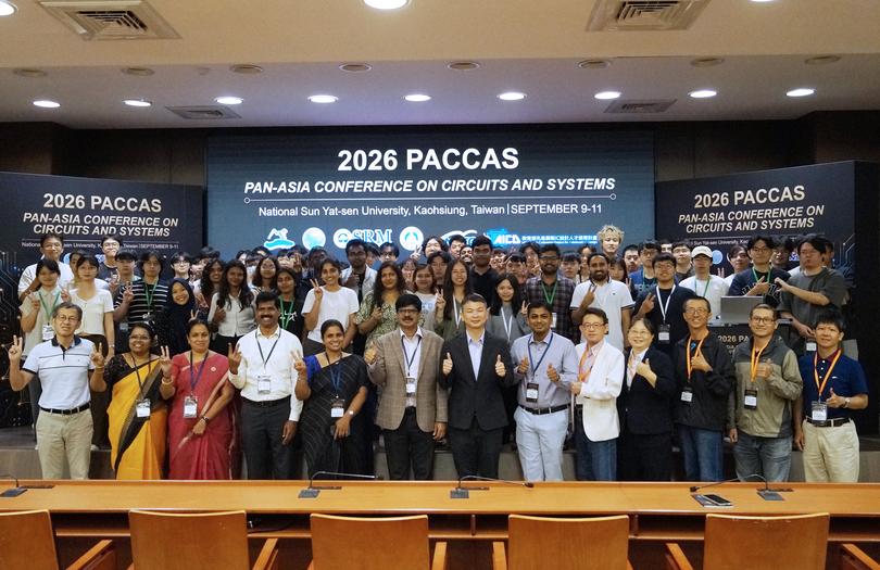 聚焦智慧感測與AI晶片新趨勢　中山大學攜印SRMIST首辦PACCAS 2026圖片