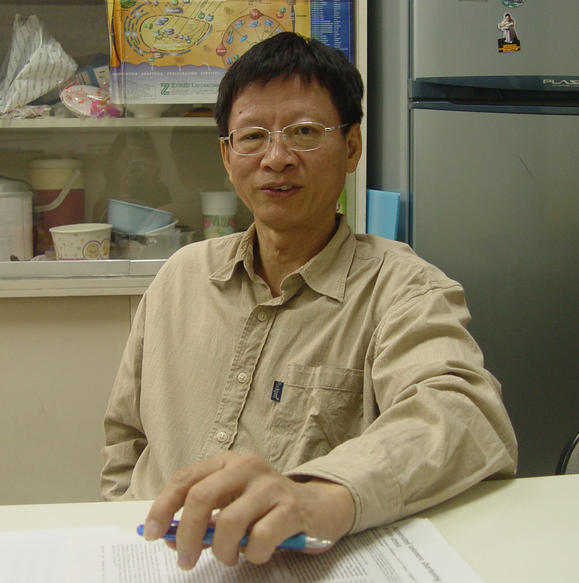 國立中山大學生科系副教授卓忠隆，為研究團隊之ㄧ(另開新視窗/jpg檔)圖片