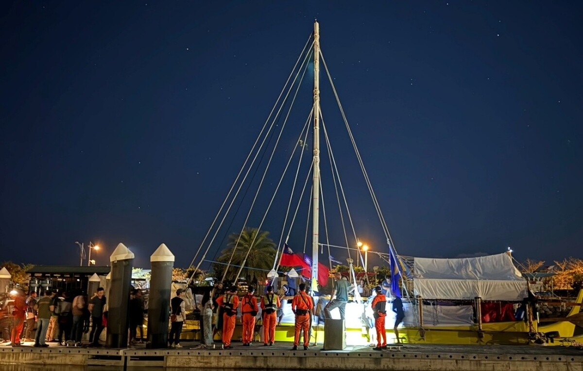 「無私分享號」(Alingano_Maisu)於115年3月1日晚間入境，海巡署及移民署辦理檢查。(另開新視窗/jpg檔)圖片