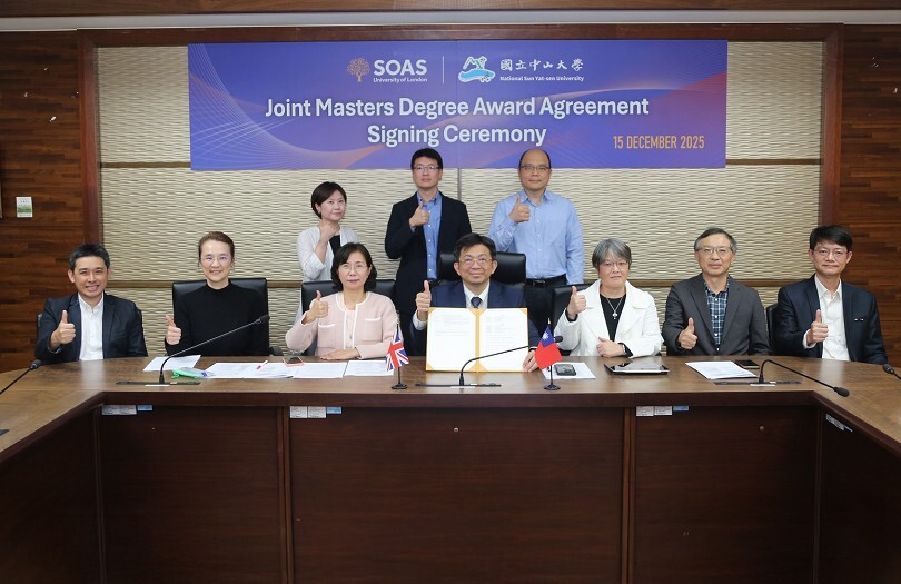 台英首例聯合碩士學程　中山大學接軌全球公民權