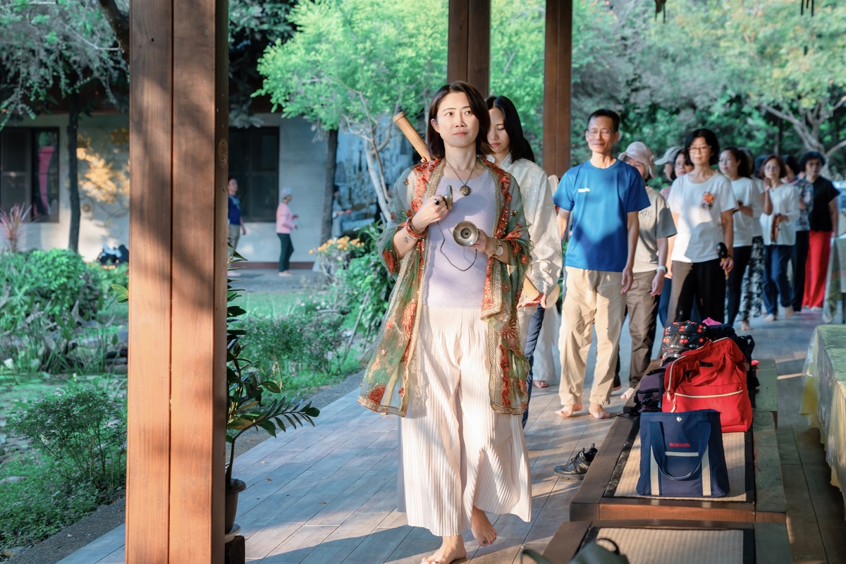 「食永續‧可可傳送愛」工作坊，活動中特別重現中南美文化的可可祈福儀式。(另開新視窗/jpg檔)圖片