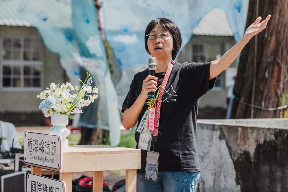 活動發起人、中山大學社會系副教授邱花妹(另開新視窗/jpg檔)圖片