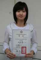 2009聽奧桌球國手，應數系陳曉慧(另開新視窗/jpg檔)圖片