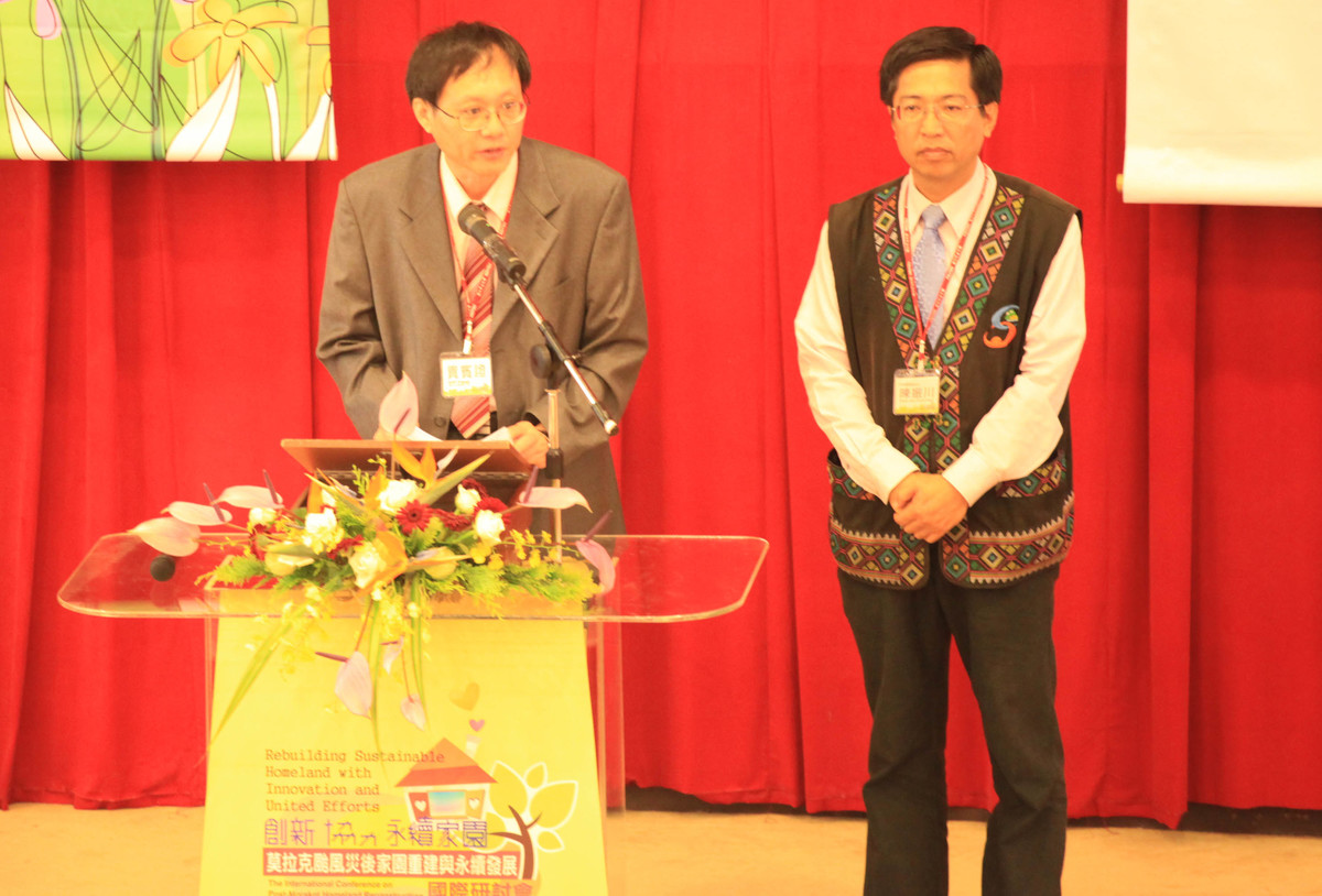 中山大學翁金輅副校長,陳振川副執行長致詞(另開新視窗/jpg檔)圖片