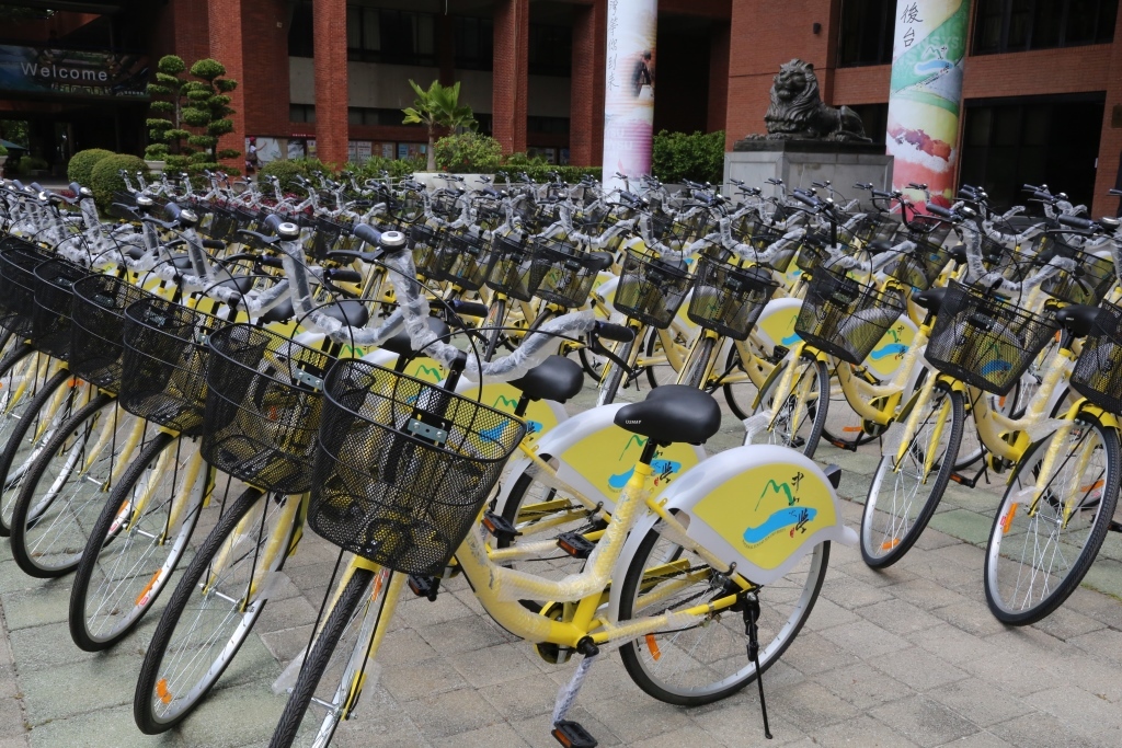 中山大學獲贈百輛單車　推行綠色校園(另開新視窗/jpg檔)圖片