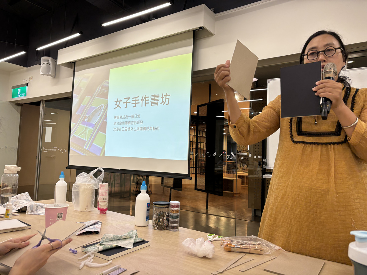 邀請女子手作書坊主理人杜瓊宜女士擔任講師(另開新視窗/jpg檔)圖片