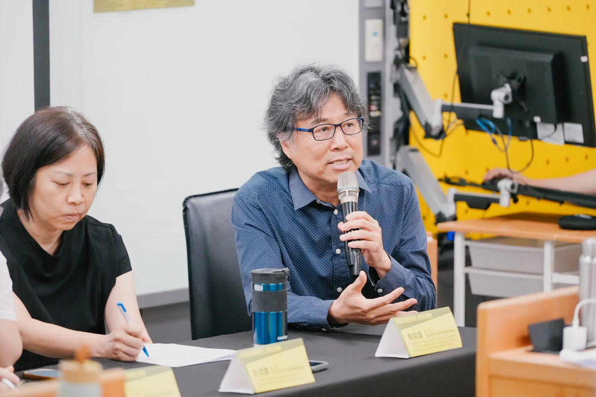 活動邀請東華大學自然資源與環境學系教授兼環境暨海洋學院院長戴興盛擔任主持，進行跨學科交流。攝／張嘉和(另開新視窗/jpg檔)圖片
