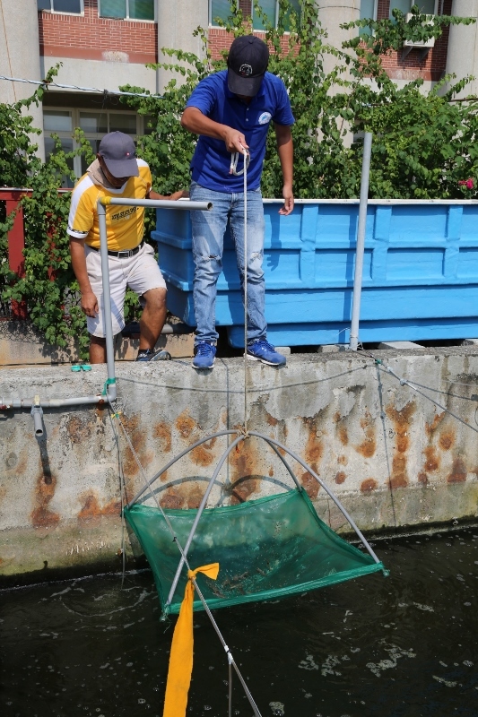 養蝦不怕暴雨水濁 中山大學研發新型水下攝影機(另開新視窗/jpg檔)圖片