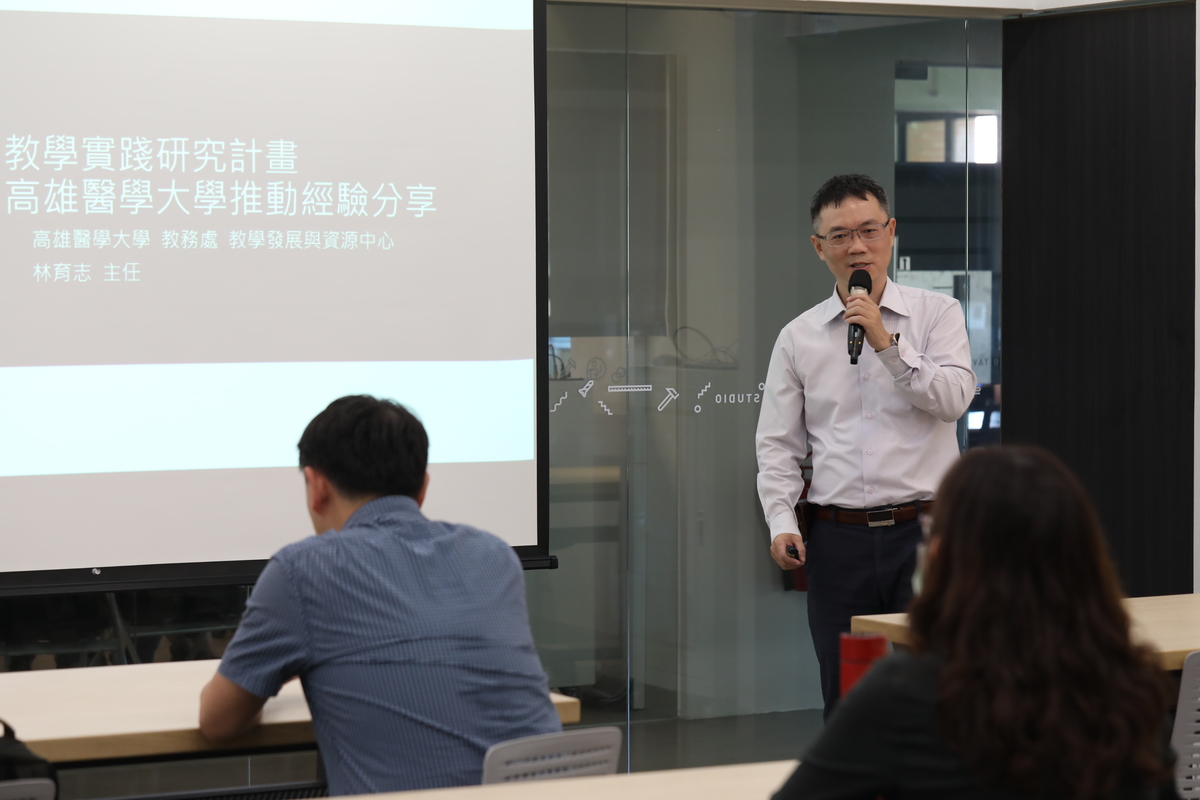 高雄醫學大學教學發展與資源中心主任林育志(另開新視窗/jpg檔)圖片