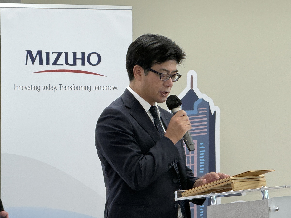 瑞穗銀行支店長大西武仁。(另開新視窗/jpg檔)圖片