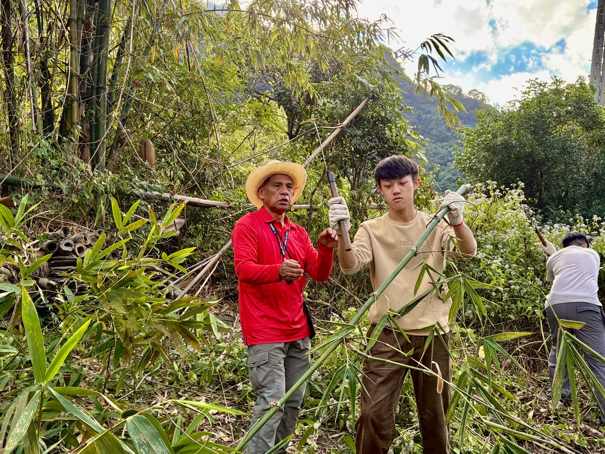 巴清雄老師教導使用鐮刀(另開新視窗/jpg檔)圖片