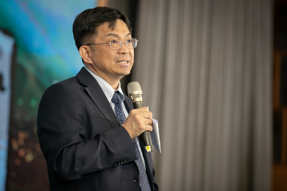 國立中山大學李志鵬校長表示，後EMBA能匯聚這麼多優秀的企業領袖，不僅展現中山大學對高階教育的堅持，也彰顯在產學人才培育上的實力與影響力。(另開新視窗/jpg檔)圖片