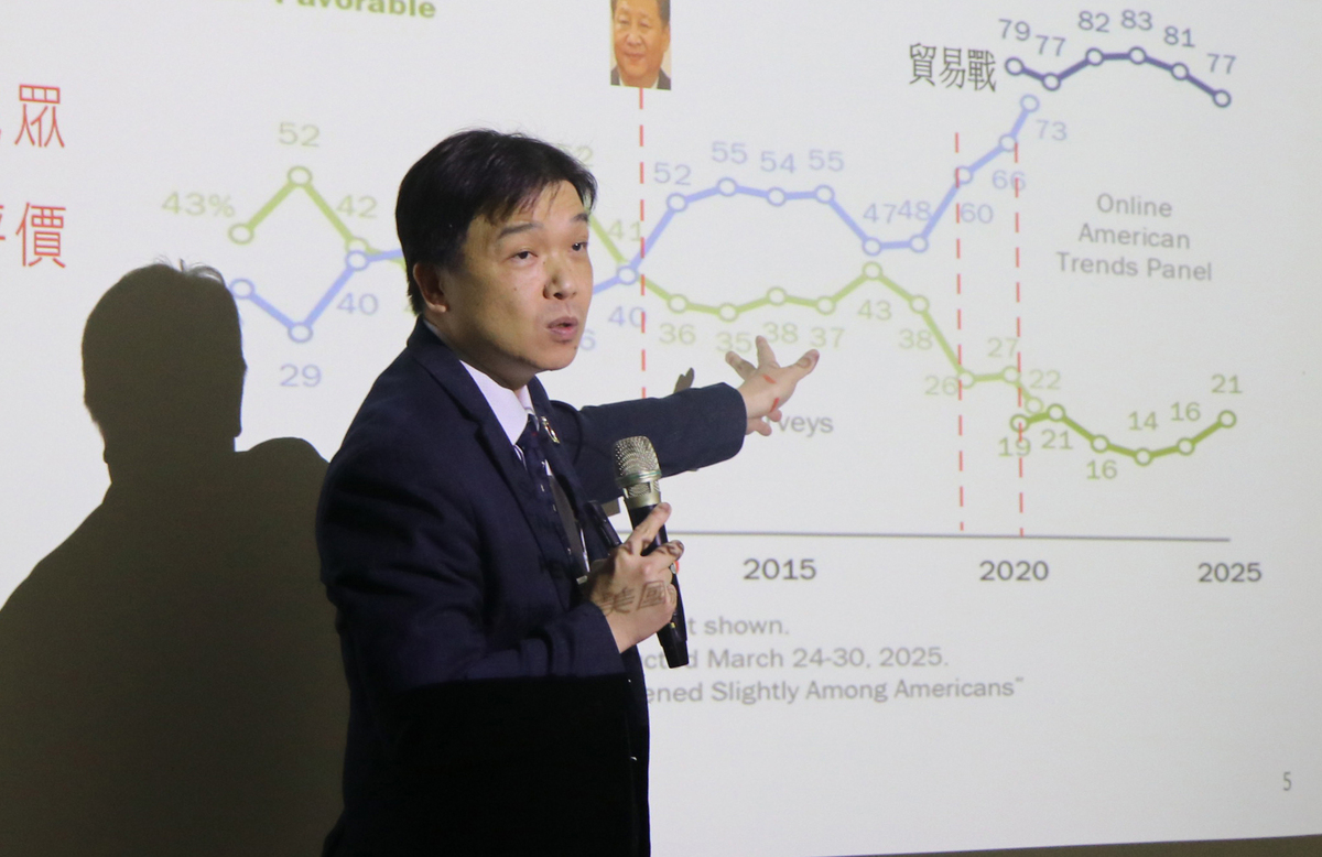 大陸委員會沈有忠副主任委員分享「兩岸關係與大陸政策」(另開新視窗/jpg檔)圖片