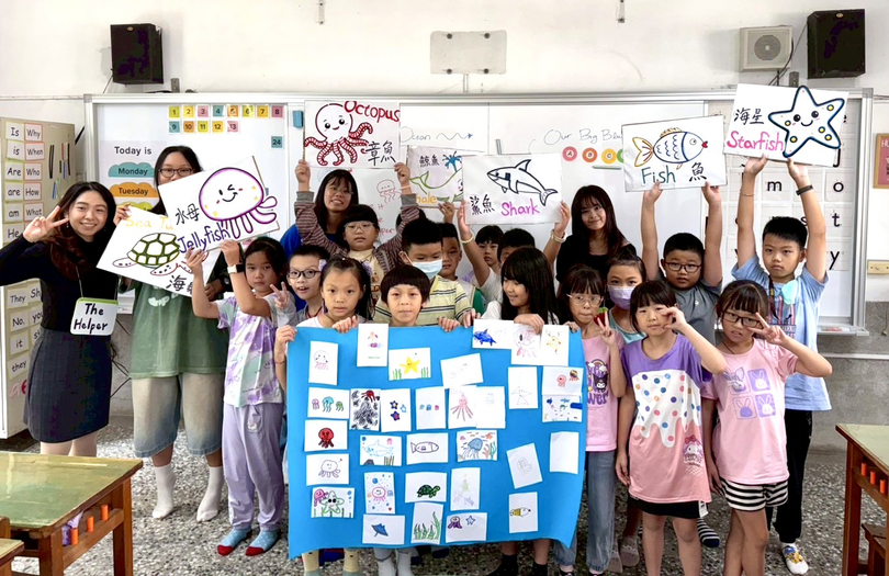 英語繪本導讀海洋保育　中山學生伴1200學童跨文化沉浸學習