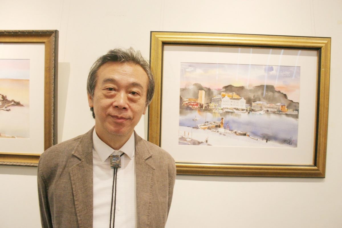 「迷離夢幻美西灣」 水彩畫大師陳陽春開展(另開新視窗/jpg檔)圖片
