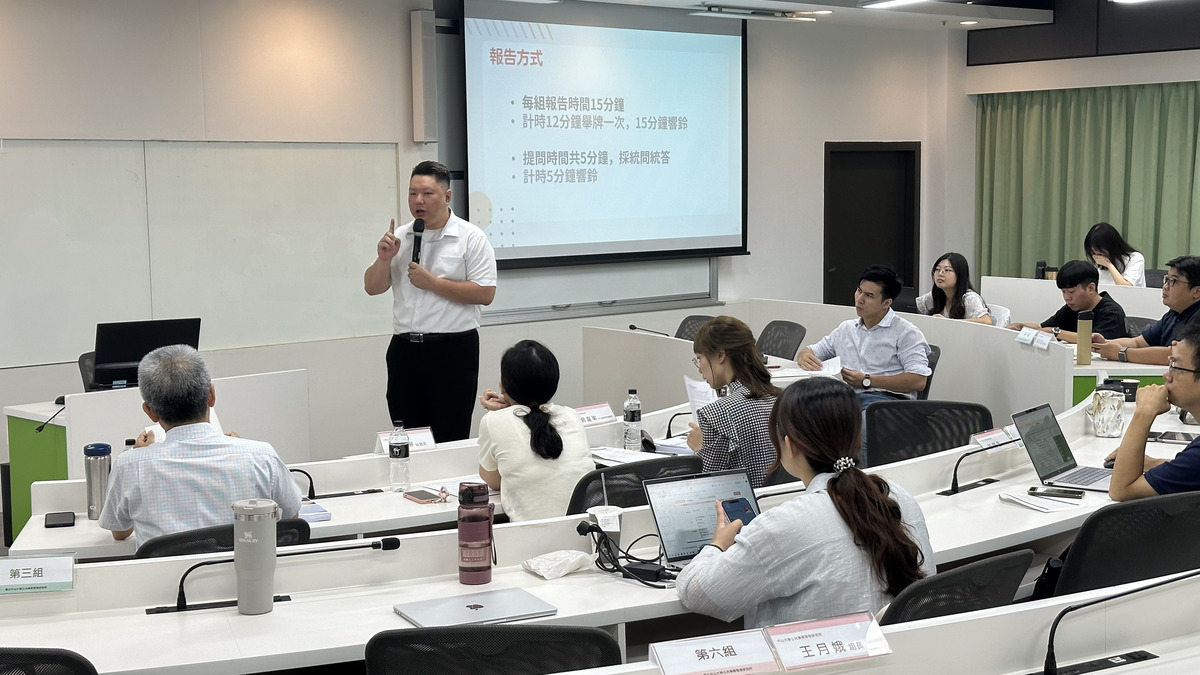 陳冠豪經理說明成果發表會的意義與進行流程(另開新視窗/jpg檔)圖片