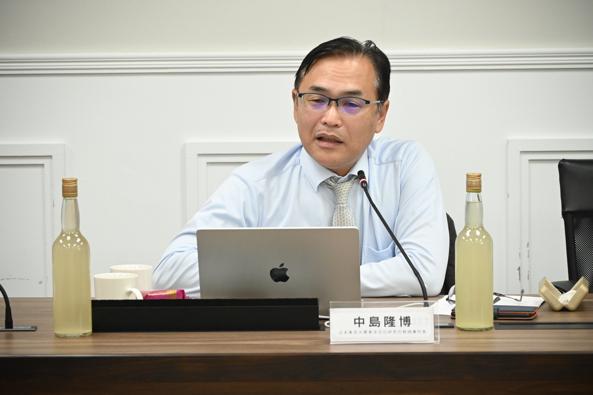 日本東京大學東洋文化研究所所長中島隆博教授(另開新視窗/jpg檔)圖片