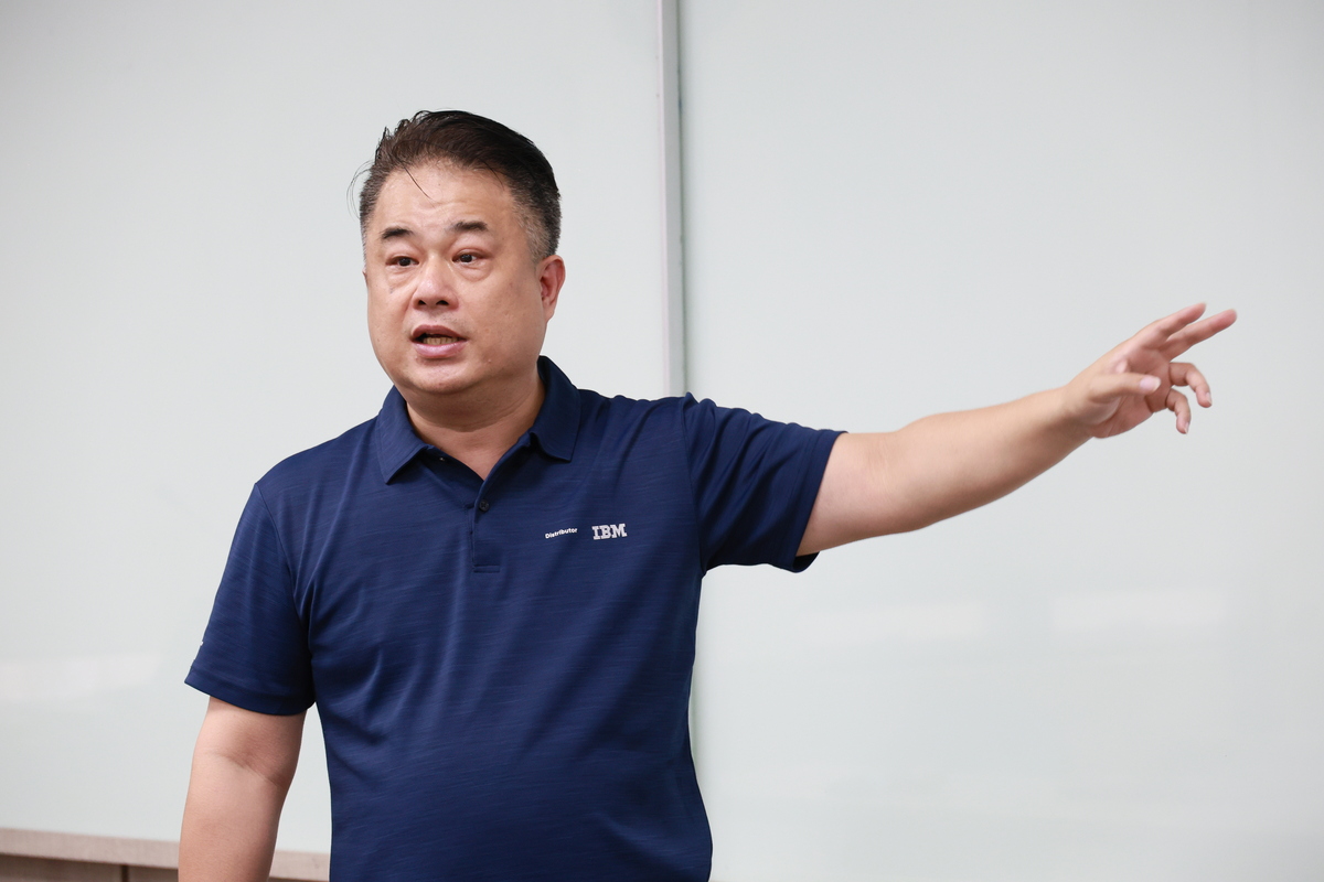 微學分講師、聯強集團群環營銷技術總監郭柏森(另開新視窗/jpg檔)圖片