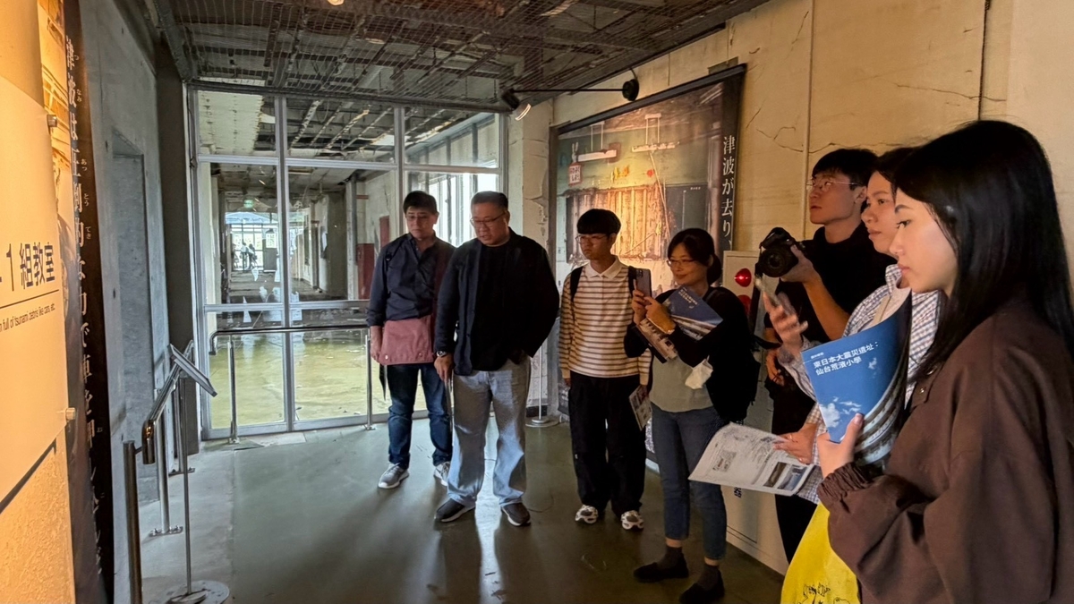 從震災廢墟走向自然正向復興　中山大學師生赴日本南三陸町見學(另開新視窗/jpg檔)圖片