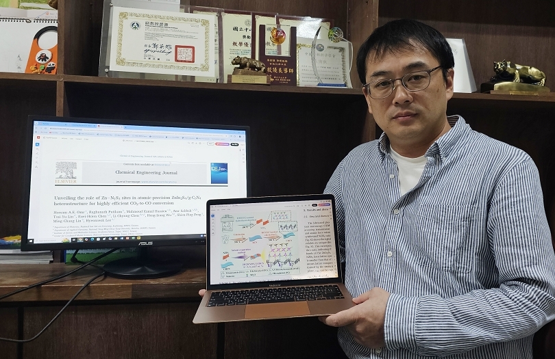 二氧化碳變黃金　中山大學創新光觸媒技術助減碳