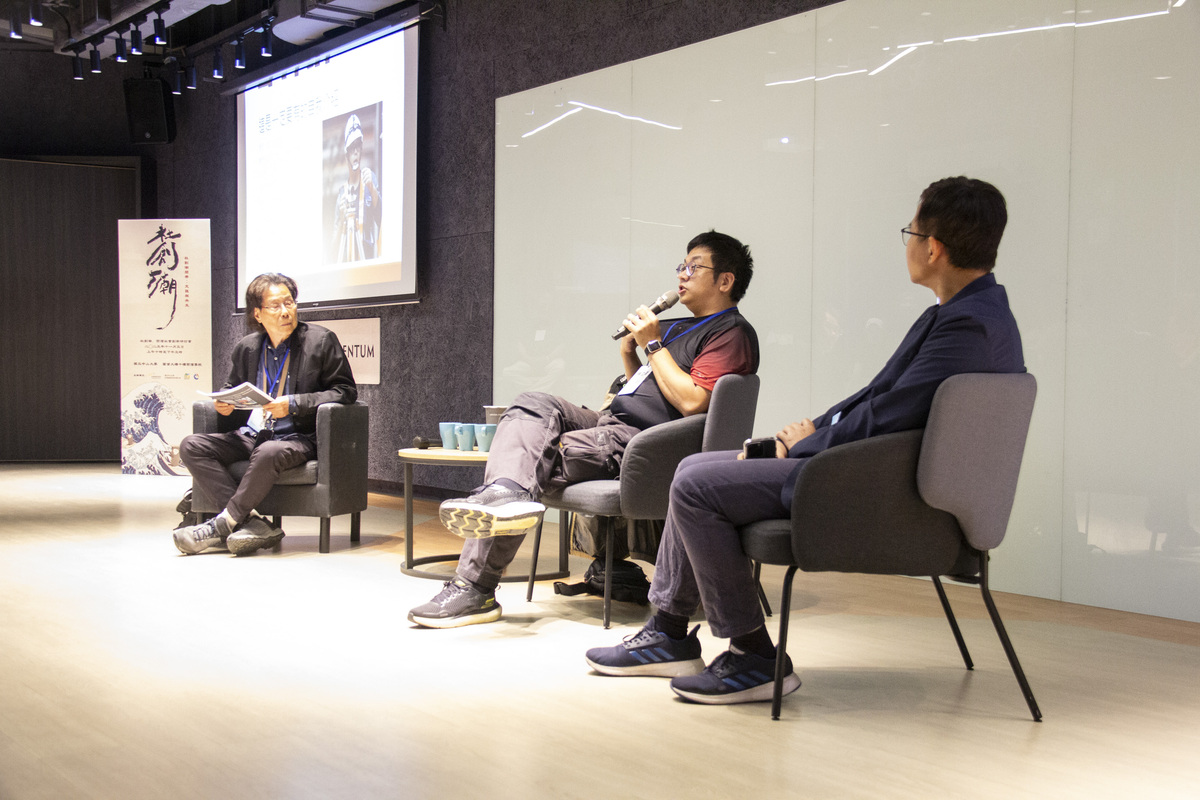 「潮沙龍」左起中山大學榮譽講座教授吳靜吉、清潔公司「友洗社創」創辦人林立青、逢甲大學特聘教授暨台灣微光協會創辦人侯勝宗(另開新視窗/jpg檔)圖片