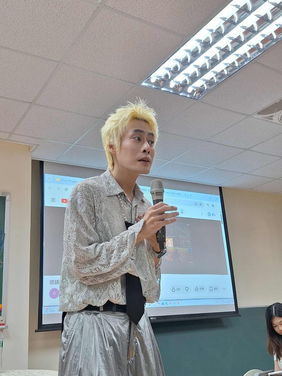 從菜市場到寫作桌　駐校作家陳栢青揭創作心法與文學魅力(另開新視窗/jpg檔)圖片