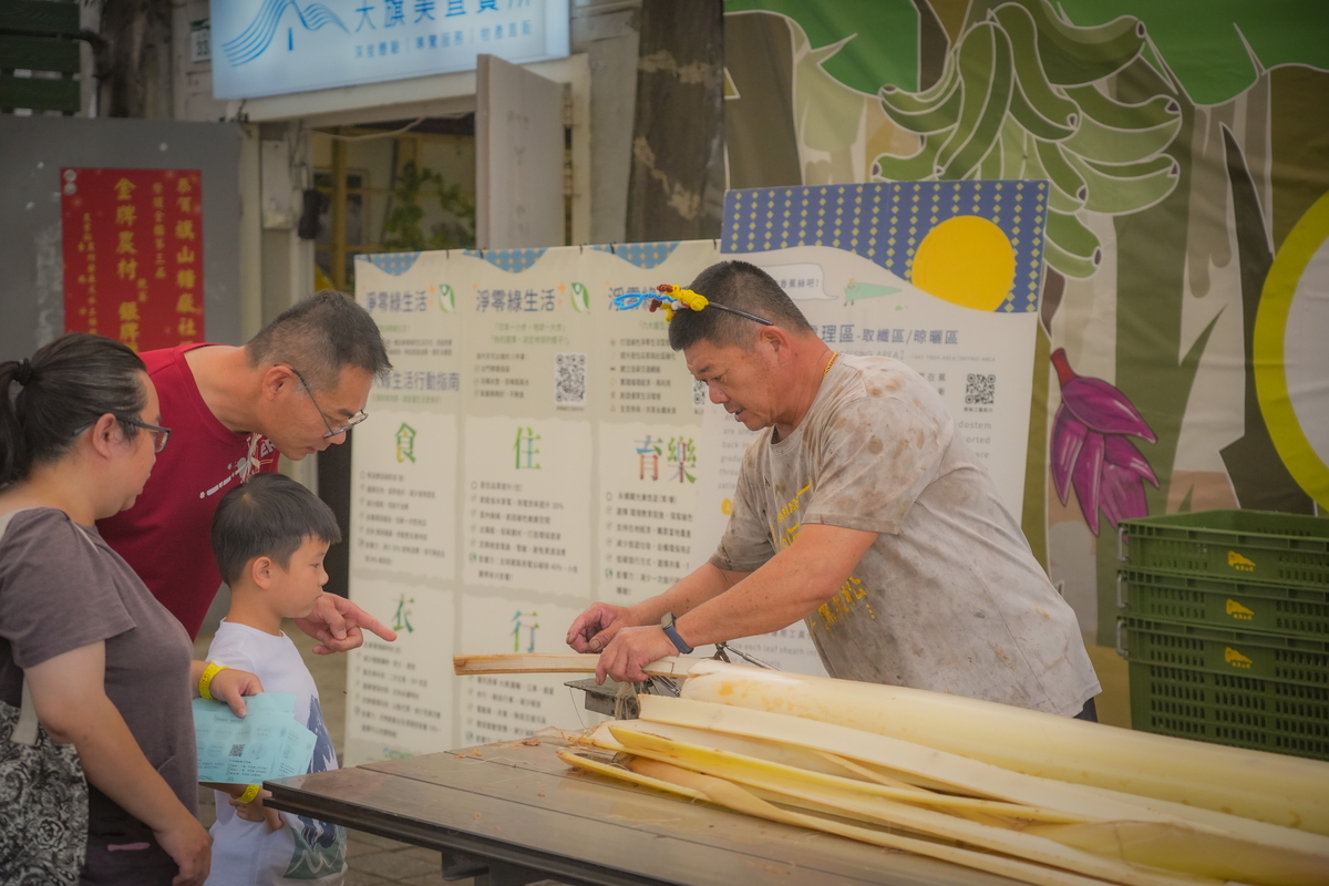 將農廢變材料，體驗抽取香蕉絲(另開新視窗/jpg檔)圖片