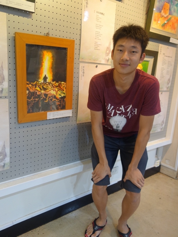 框一幅腦海中的景 中山大學美術社畫出想像(另開新視窗/jpg檔)圖片
