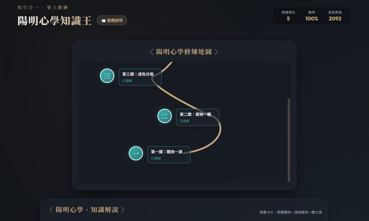 「陽明心學知識王」網頁(另開新視窗/png檔)圖片