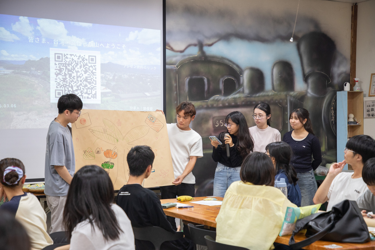 台日學生彙整兩日學習成果進行分享，從中可見對香蕉產業與農業廢棄物議題的理解逐漸拓展，並激發出多元觀點與創新想像。(另開新視窗/jpg檔)圖片