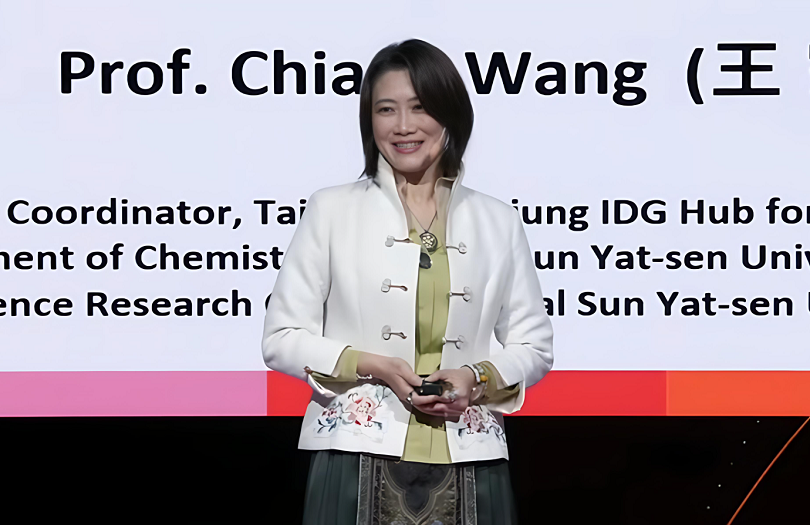 中山大學王家蓁登上瑞典IDG高峰會 亞洲唯一代表展台灣永續力