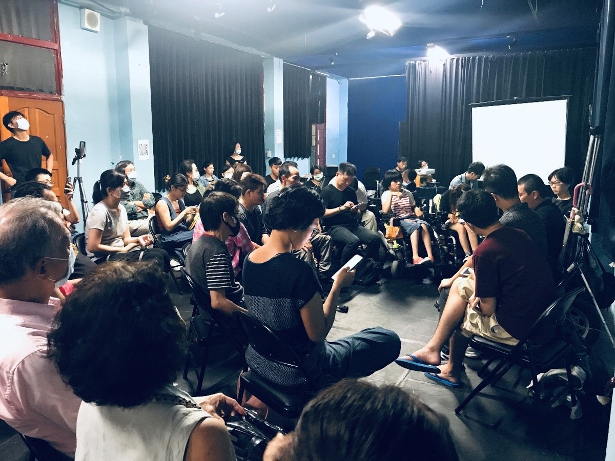 身障者如何突破自身障礙　劇場「阿忠」共融藝術對話(另開新視窗/jpg檔)圖片