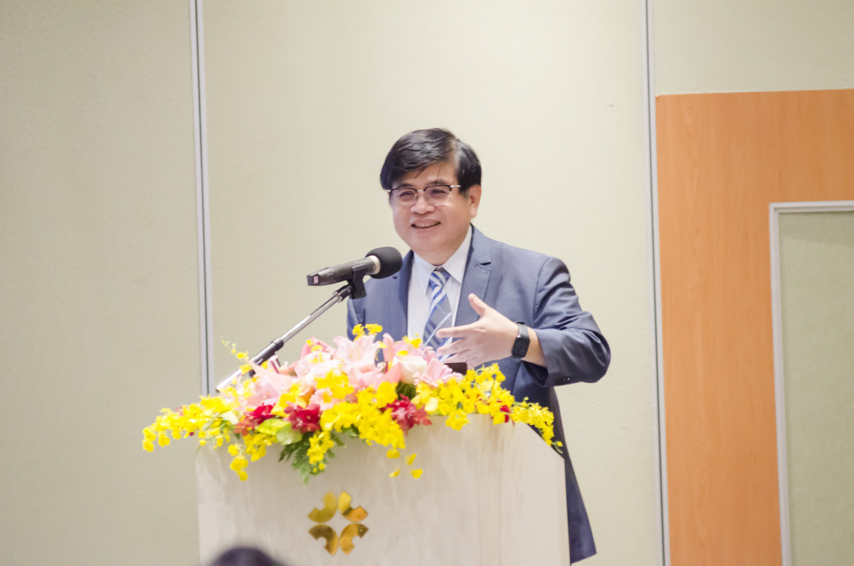 國立中山大學管理學院院長林豪傑開幕致詞(另開新視窗/jpg檔)圖片