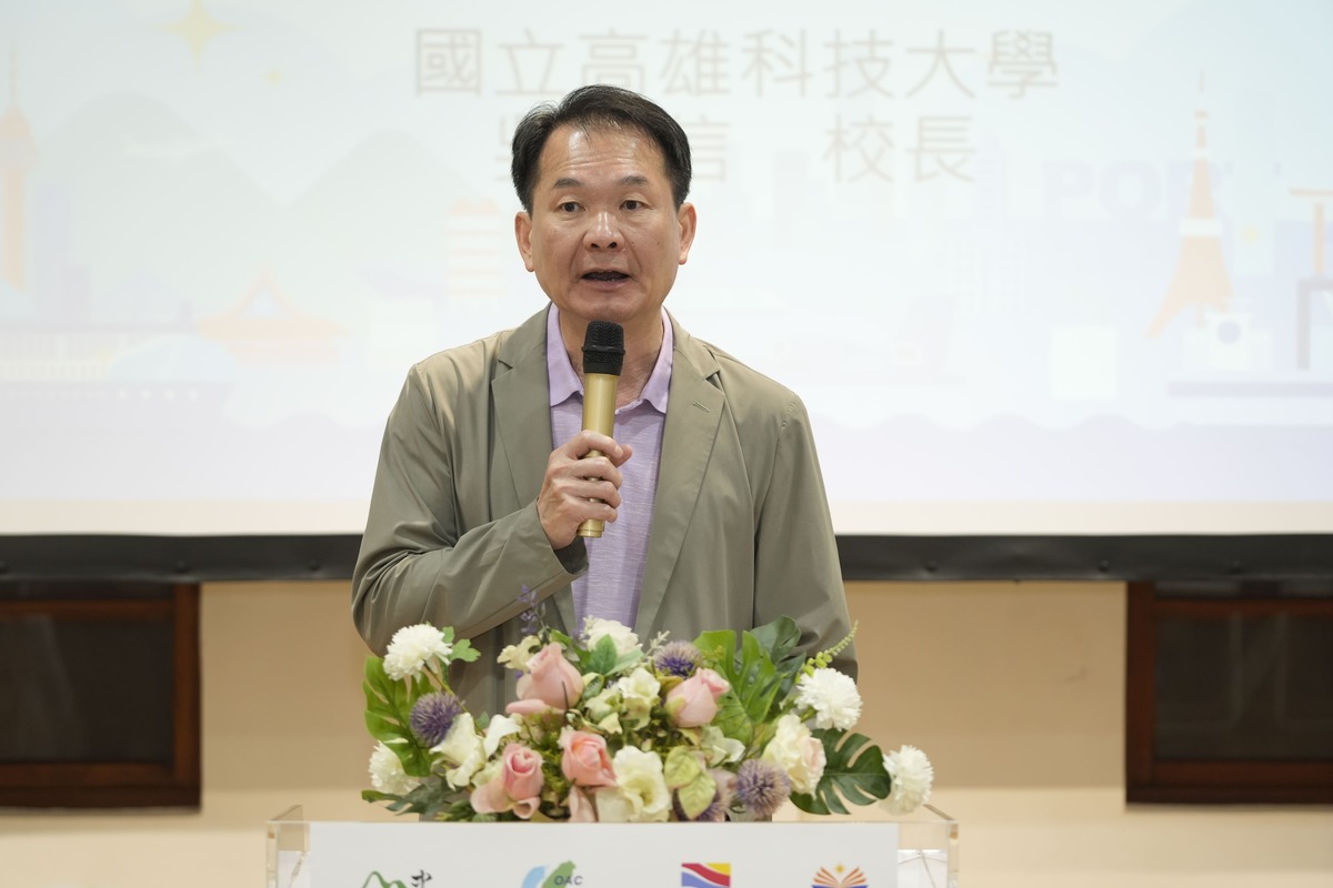 國立高雄科技大學校長吳忠信。(另開新視窗/jpg檔)圖片