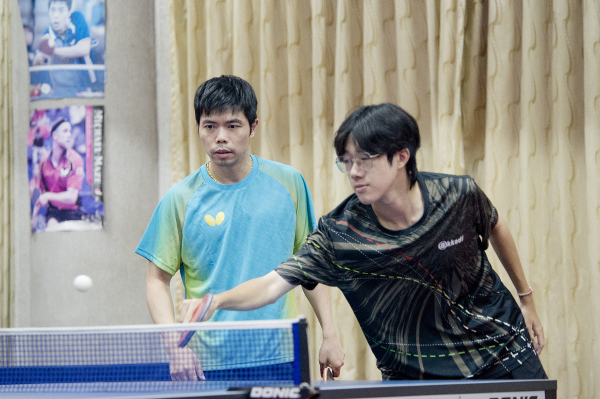 除進行體育課程教學,莊智淵今起也將指導中山大學桌球校隊,與學校共同培育世界級運動人才。(另開新視窗/jpg檔)圖片