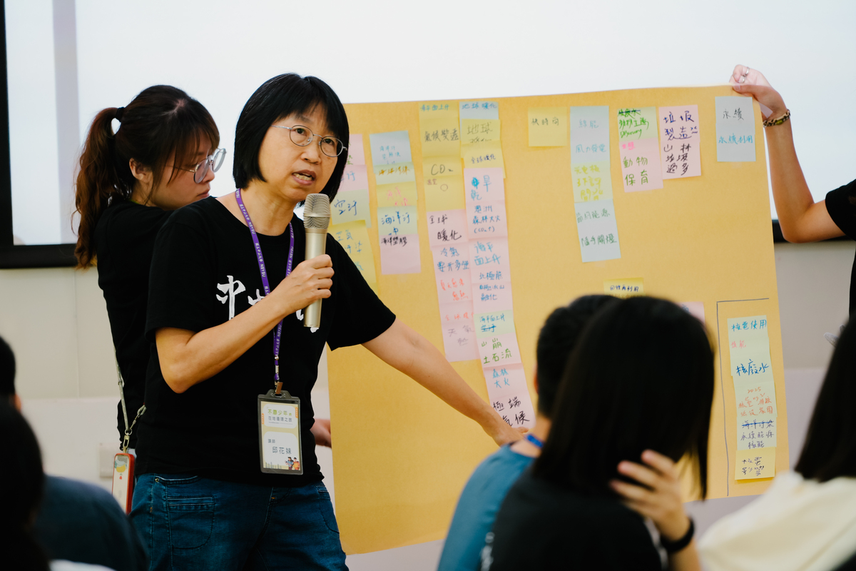 國立中山大學社會系邱花妹副教授講授「日常生活中的環境革命」(另開新視窗/jpg檔)圖片