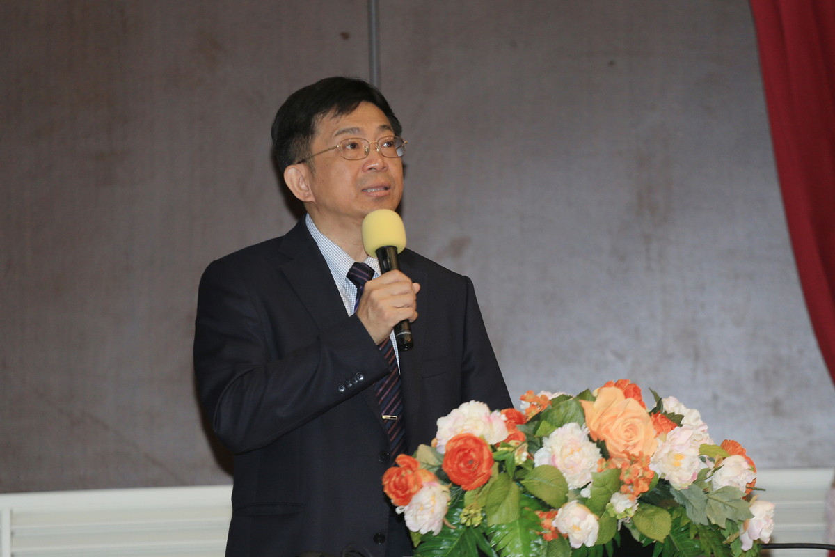 中山大學校長李志鵬表示，兩校共同舉辦的半導體暨光電研討會是一個重要的平台，讓彼此交流專業知識、激盪創新思維，並共同探索未來更多合作可能。(另開新視窗/jpg檔)圖片