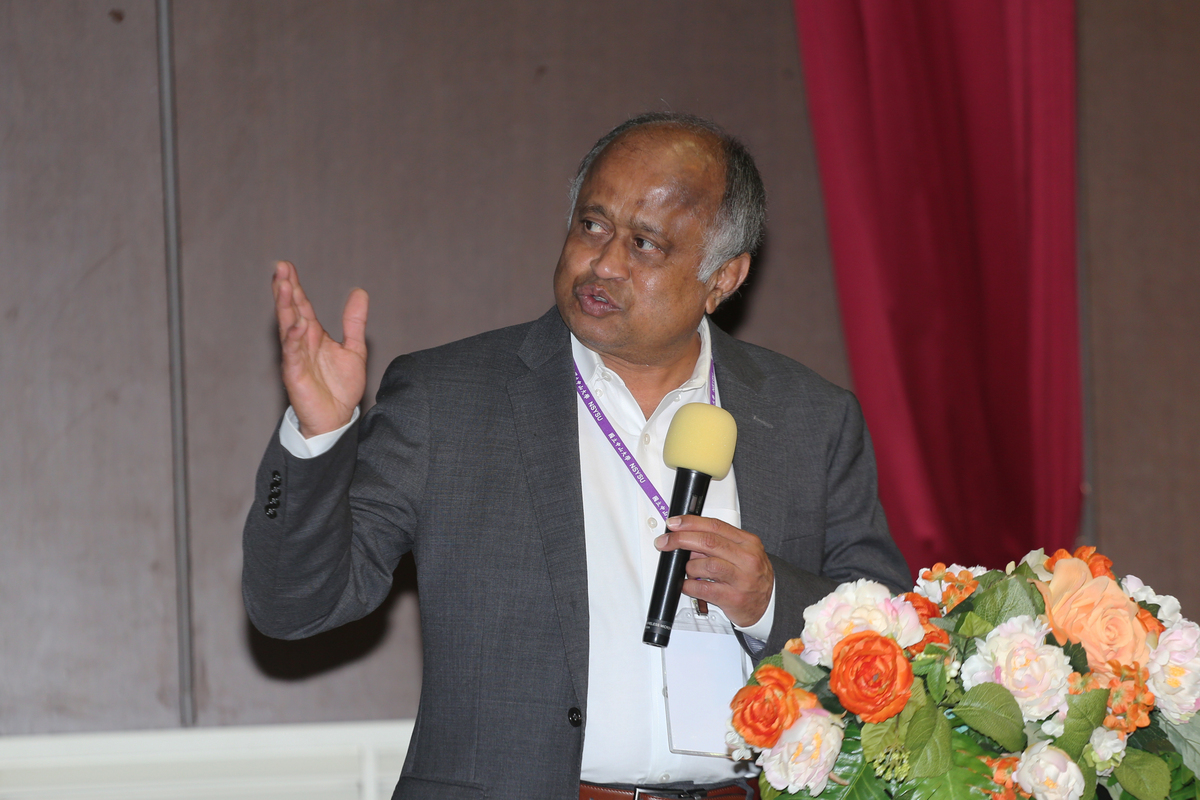 美國賓州州立大學電機工程系系主任Madhavan Swaminathan是半導體封裝與異質整合領域的國際知名學者。(另開新視窗/jpg檔)圖片