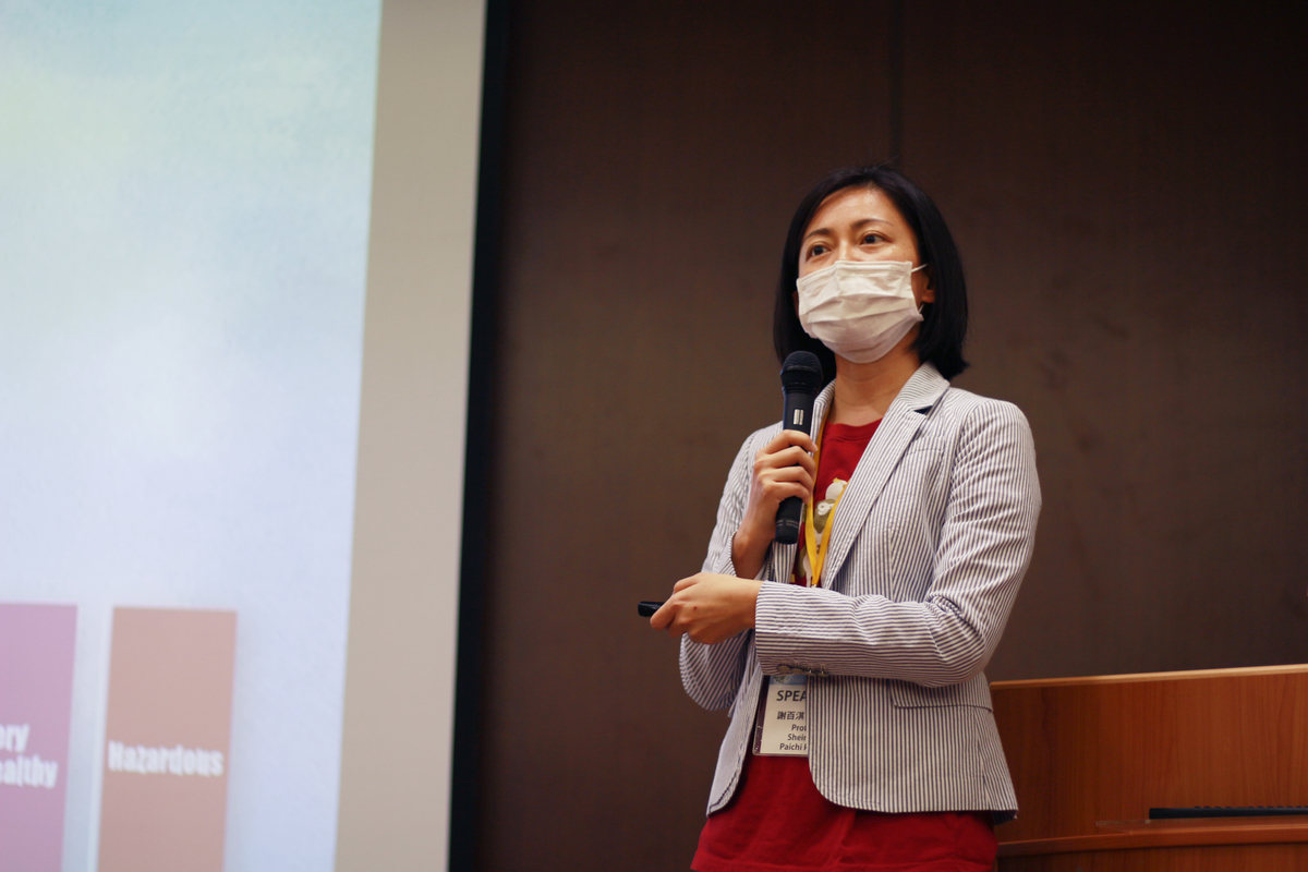 氣膠科學研究中心環境教育推廣組組長、教育所教授謝百淇