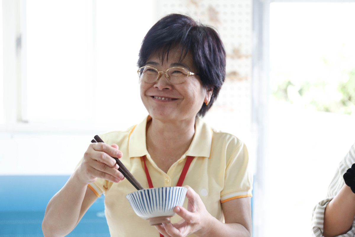 陳孟仙教授對學生料理讚不絕口