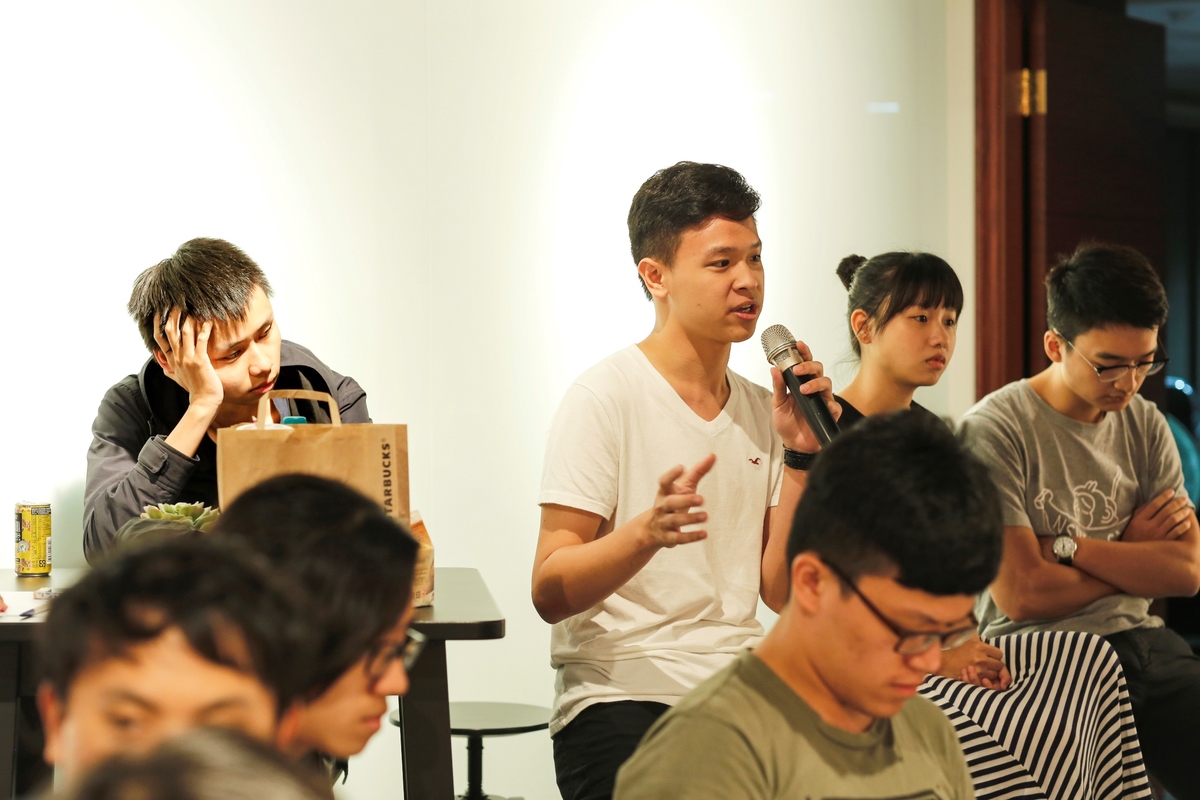 企管系溫中遠提出針對智慧城市與台北人文所發想的方案。圖/植著設計有限公司