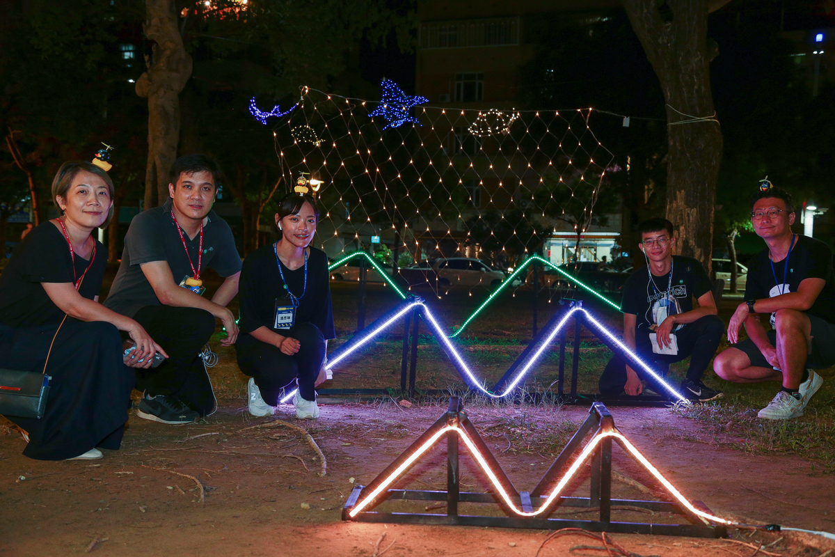 中山大學學生團隊「H.P.C組」製作的裝置藝術「Breakthrough」。